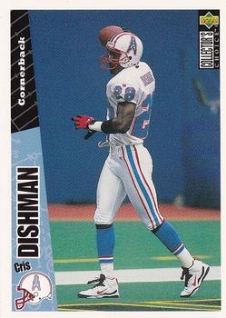 Cris Dishman Houston Oilers 1996 Upper Deck Collector's Choice NFL #209